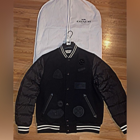 Coach men’s letterman’s jacket large